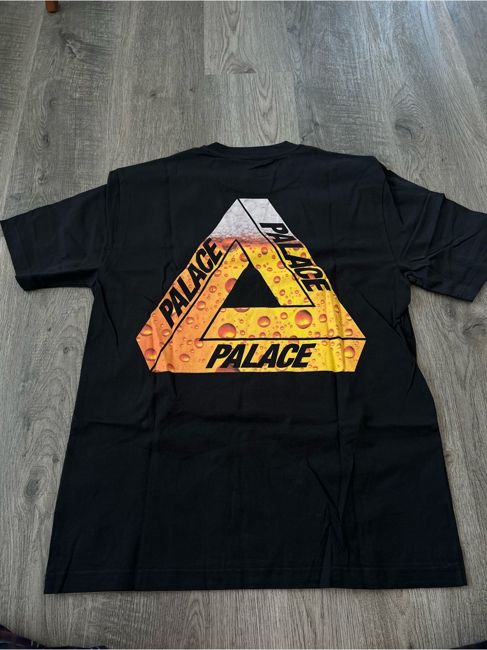PALACE Tri-lager T-Shirt Black Short-Sleeve Beer Tee Large